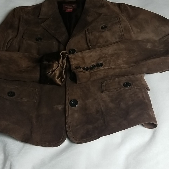 Eddie Bauer Suede Jacket - Picture 1 of 9